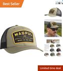 Adjustable Structured Trucker Hat with Eyelet Vents - Stylish Comfort