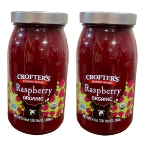 2er Pack Crofter’s Raspberry Bio Premium Aufstrich 41 oz (1,16 kg) pro Glas - Bild 1 von 3