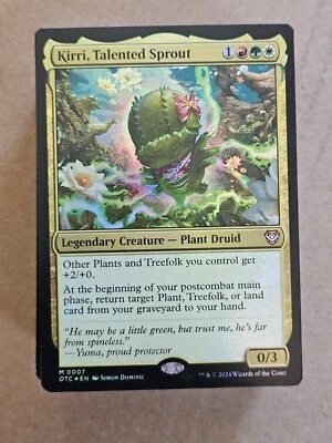 Custom Commander Deck ~ Plant Tribal~ Kirri, Talented Sprout ~ 100 Card EDH Deck - Image 1 of 4