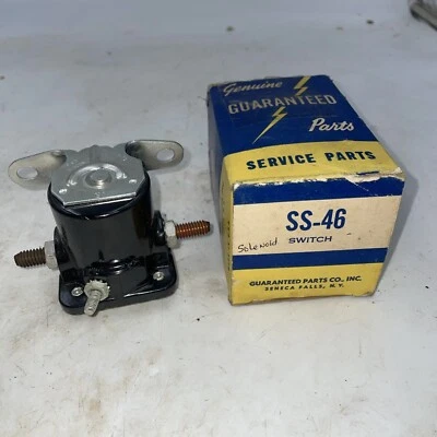 NOS SS-46 Starter Solenoid Switch Chrysler Dodge Desoto Plymouth 6V 12V Mopar - Image 1 of 2