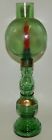 Vintage Casa Vento Chianti Wine Bottle Green Glass Hurricane Candle Lamp Light