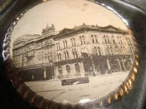 Circa 1900 Pabst Theatre Glass Paperweight, Milwaukee, Wisconsin - Picture 1 of 3
