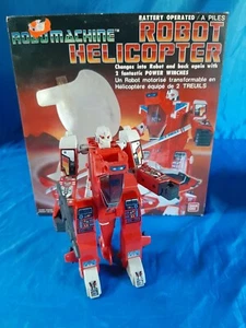 GB1 Bandai Robo Machine Go Bots Helicopter 1985 made in U.K. transformer - Picture 1 of 9