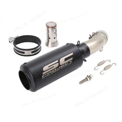 ZX4R 2023-2025 for Kawasaki Ninja ZX4RR Slip On Exhaust Black Muffler Pipe Mid - Image 1 of 4