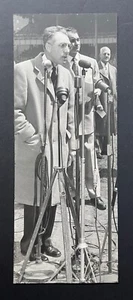 1947 Ford Frick Original Photo Introduces Babe Ruth Yankee Stadium Baseball - Picture 1 of 5