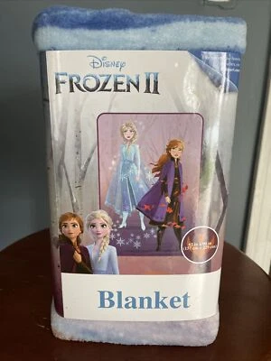 Frozen 2 儿童毛毯,毛绒超细纤维,双/全尺寸 — 第 1/2 张图片