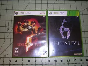 Resident Evil 5 And 6 Xbox 360 - Picture 1 of 3