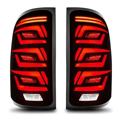 For 07-13 GMC Sierra 1500 2500HD Full LED Tail Lights Lamps w/ Starting Animate - Image 1 of 4