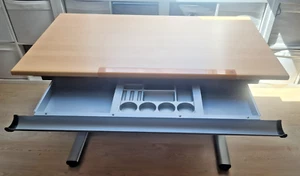 paidi schreibtisch höhenverstellbar mit Schrägstellung der Tischplatte - Bild 1 von 9