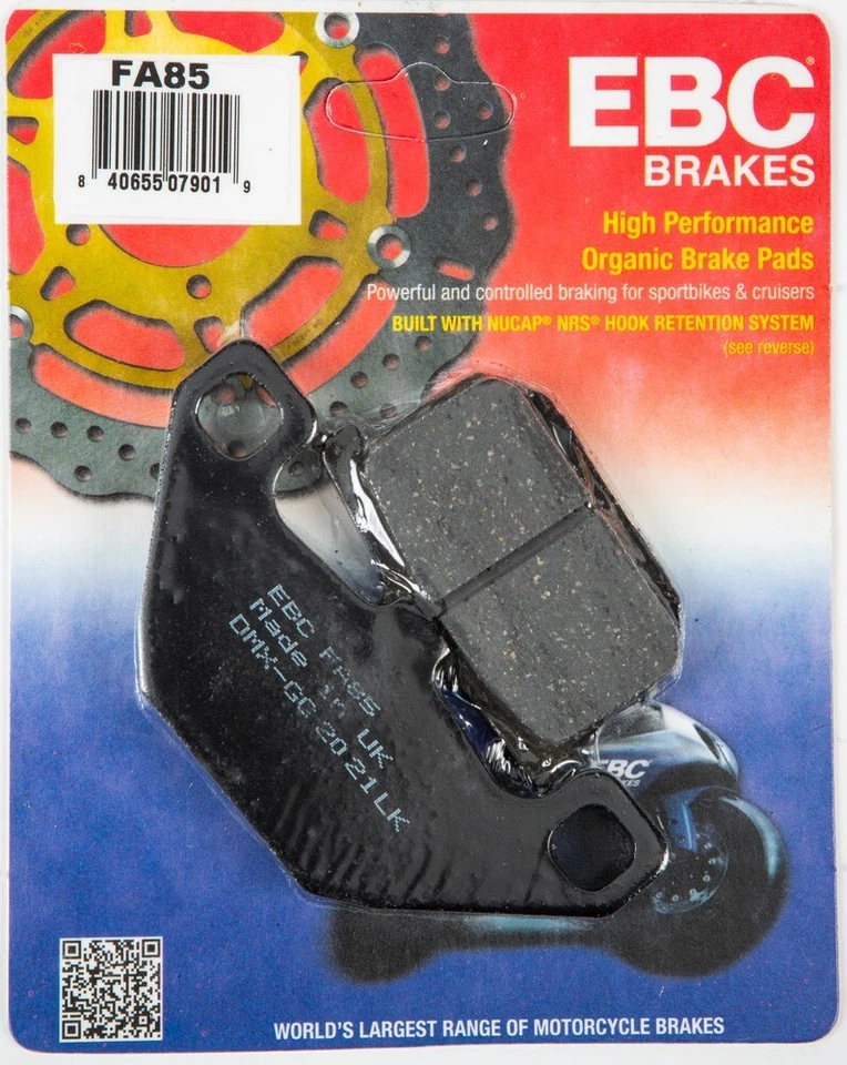 EBC - FA85 - Organic Brake Pads FRONT Kawasaki VN800 VN750 EN500 Vulcan - Image 1 of 1