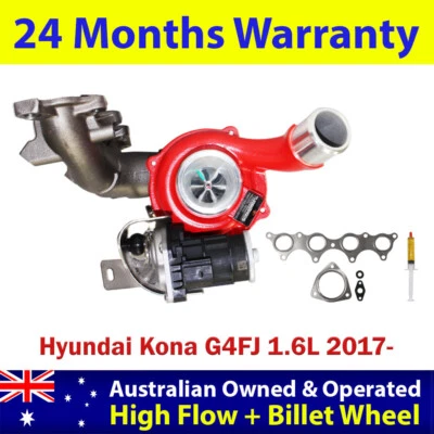 Turbo Pros GEN1 turbo de alto flujo para Hyundai Kona G4FJ 1,6 L 2017 en adelante Foto 1 de 4