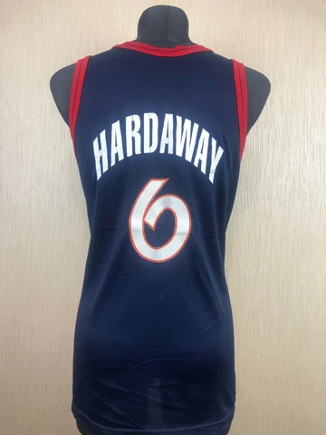 PENNY HARDAWAY USA OLYMPICS JERSEY BASKETBALL SHIRT CHAMPION SWINGMAN SIZE XL Cover