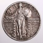 Raw 1927 Standing Liberty 25C Uncertified Ungraded Silver Quarter Coin