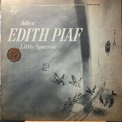 EDITH PIAF-ADIUE LITTLE SPARROW-ORIGINAL PHILIPS RECORDS PCC-608 VINYL-USED Foto 1 de 4