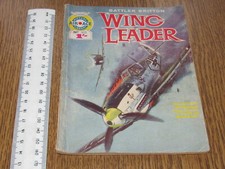 BATTLER BRITTON WING LEADER FLEETWAY AIR ACE PICTURE LIBRARY NO. 422 PUB. 1969