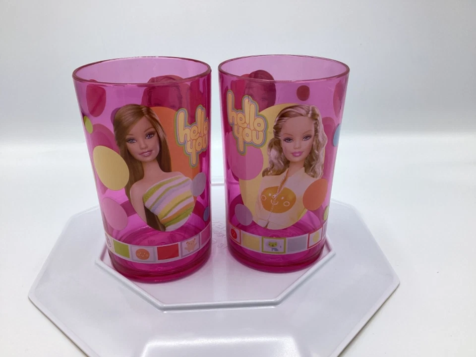 Trudeau Barbie Cups-Set Of Two - Image 1 of 1