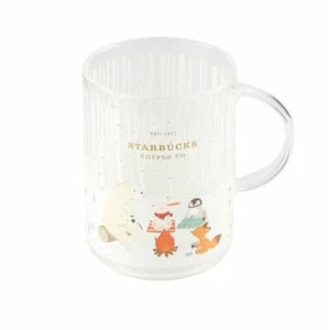 Starbucks Korea 2019 Winter Animal Handle Glass 473ml - Picture 1 of 3