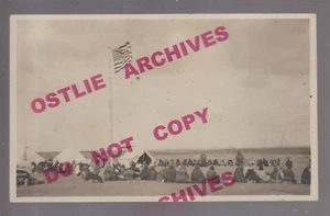 Lower Brule SOUTH DAKOTA RPPC 1914 SIOUX INDISCHE Ranch HOCHZEIT #4 Ben Brave FEST - Bild 1 von 4