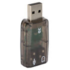 USB Sound Card Stereo Virtual 5.1 Channel External Sound Adapter With 3.5mm ECM