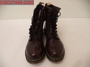 NWT - Dr. Martens Women's Cherry Red 1460 8-Eye Vegan Boot, Size 10 190665147698 - Picture 1 of 10