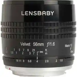 Lensbaby Velvet 56mm f/1.6 Lens for Sony A Black - Picture 1 of 1