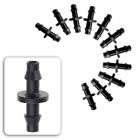 100PCs Barbed Connector Double Way 1/4" Fr 4/7mm Hose Garden Drip Irrigation Hot