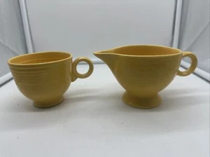 Fiesta gelb Milchkännchen und Becher - Bild 1 von 6
