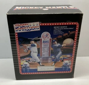 MICKEY MANTLE SPORTS IMPRESSIONS GREATEST SWITCH HITTER HAND SIGNED FIGURE /975 - Picture 1 of 11