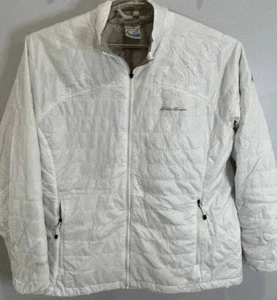 Eddie Bauer Mens Pertex Quantum First Ascent Reversible Jacket White Gray 2XL - Picture 1 of 15