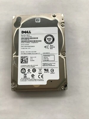 Dell 8JRN4 Savvio 10K.5 900GB 2.5" 10000RPM SAS ST9900805SS Hard Drive 08JRN4 - Image 1 of 4