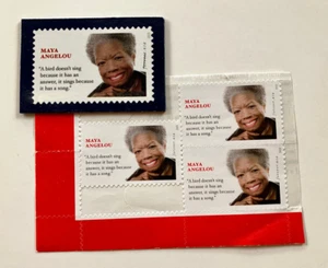 Neu Maya Angelou Magnet USPS 2015 Stempel PLUS 3 unbenutzte Briefmarken - Bild 1 von 2