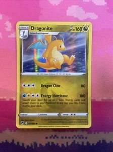 Pokemon Card Dragonite Silver Tempest Holo Rare 131/195 Near Mint - Picture 1 of 2