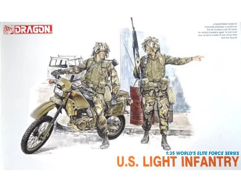US LIGHT INFANTRY KIT 1 35 Dragon Kit Figure Militari Modellino Nuovo
