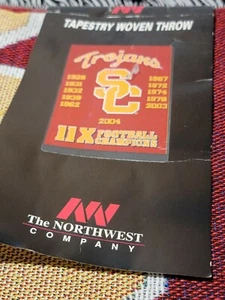 USC TROJANS HIGH QUALITY POPULAR DESIGN 11X CHAMPIONSHIP CONQUEST TAPESTRY... - Picture 1 of 2