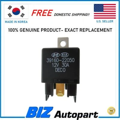 Genuine 5PIN ECM Power Relay for 2000-2005 Hyundai Accent OE# 39160-22050 - Image 1 of 4