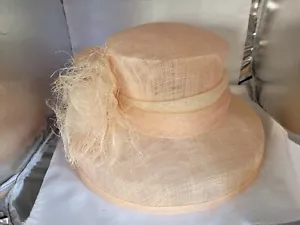 Balfour Sombrero de Boda Pinky Beige Madre de la Novia Carreras Cóctel Formal Elegante Nuevo - Imagen 1 de 10