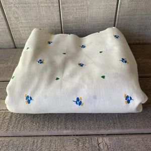 Vintage Siebdruck Stoff Blumen & Herz Muster 8 1/2 Yards - Bild 1 von 5