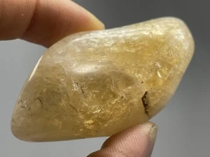 Large Tumbled Citrine Polished 1.6oz Reiki Crystal Abundance Prosperity S25 - Picture 1 of 12