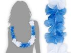 2 Stk Hawaiikette Blumen-Kette Hula Hawai Party-Deko Karneval Feier EM WM Lnder