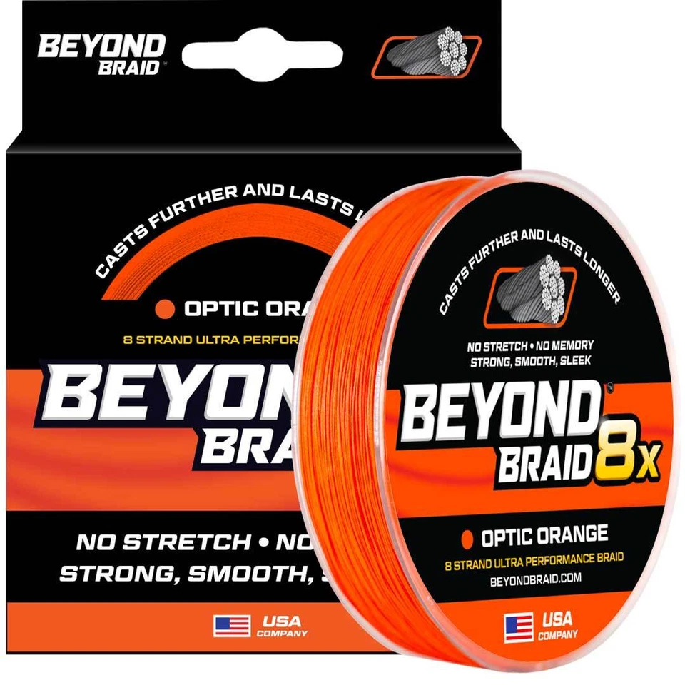  Beyond Braid Braided Fishing Line - Abrasion Resistant - No Stretch - Strong - Image 1 of 1