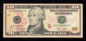 F.C. ESTADOS UNIDOS UNITED STATES , 10 $ 2009 , S/C ( UNC ) , G7 , P.532 . - Imagen 1 de 2