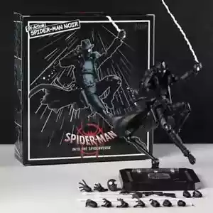 Spider-Man: Into The Spider-Verse SV Action Spider-Man Noir Actionfigur KO Ver - Bild 1 von 18