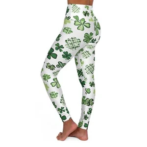 St' Patrick's Day - High Waisted Yoga Leggings - Picture 1 of 25