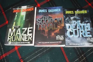 The Maze Runner, The Scorch Trials & Death Cure by James Dashner - Picture 1 of 2