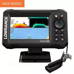 Lowrance Eagle 5 Echolot / Kartenplotter mit SplitShot HD Wandler│Grundkarte - Bild 1 von 10