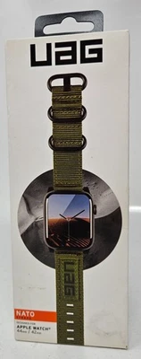Correas de reloj UAG OTAN para Apple Watch 45 mm, 44 mm, 42 mm, color oliva Foto 1 de 4