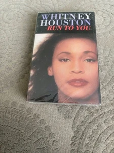 SEALED WHITNEY HOUSTON RUN TO YOU CASSETTE SINGLE RARE! - Picture 1 of 4