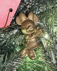 Disney Edición Limitada 2025 LE Oro Minnie Mouse Árbol de Navidad Adorno con Etiqueta - Imagen 1 de 1
