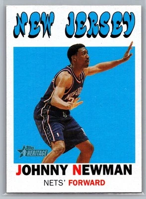2000-01 Topps Heritage Johnny Newman #64 New Jersey Nets - Image 1 of 2