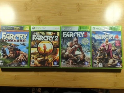 Far cry 2 ,3 , 4, Far Cry Instincts Lot Bundle Xbox 360 Complete Tested 3 4 NEW - Image 1 of 4